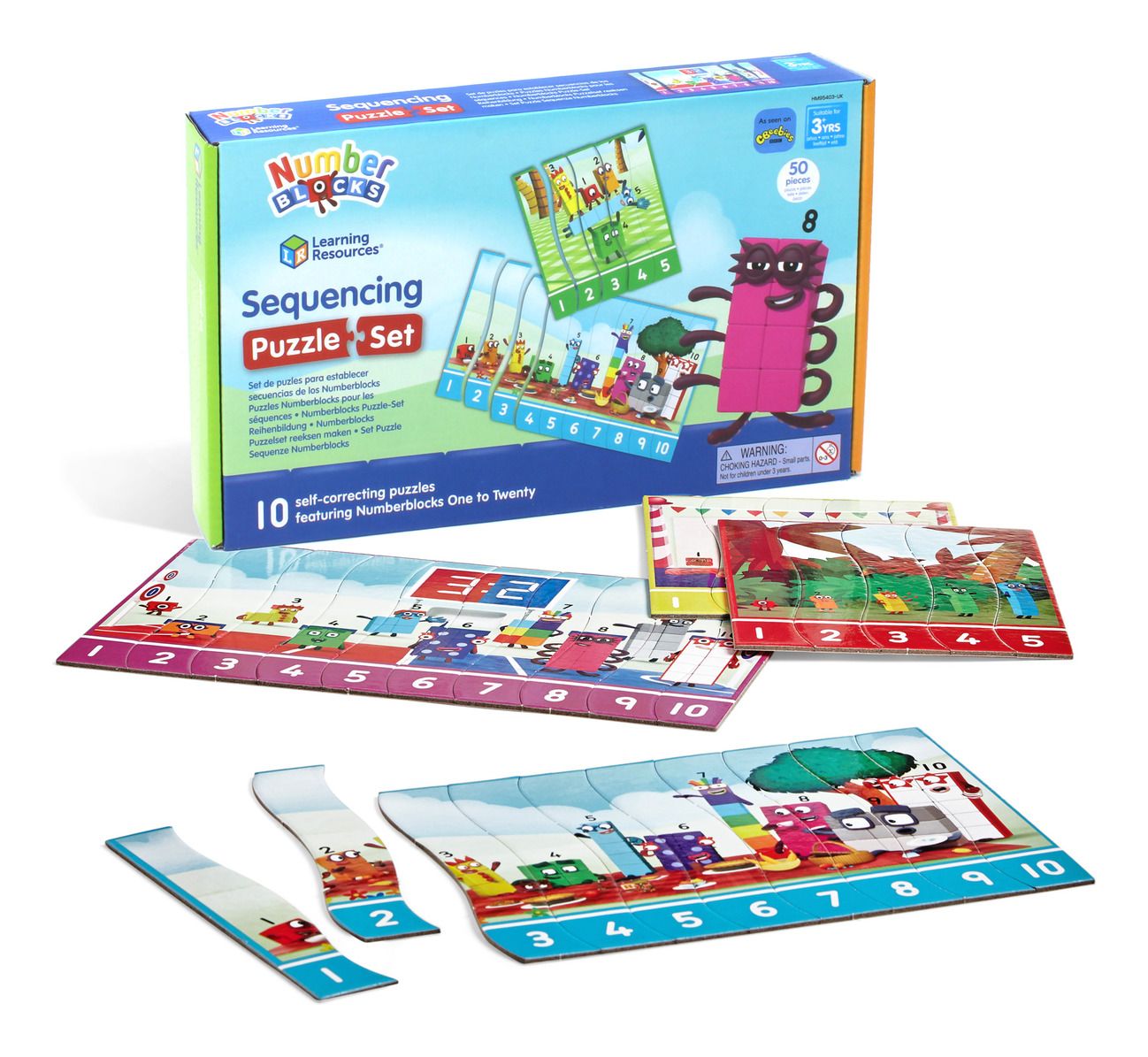 Numberblocks Sequencing Puzzle Set