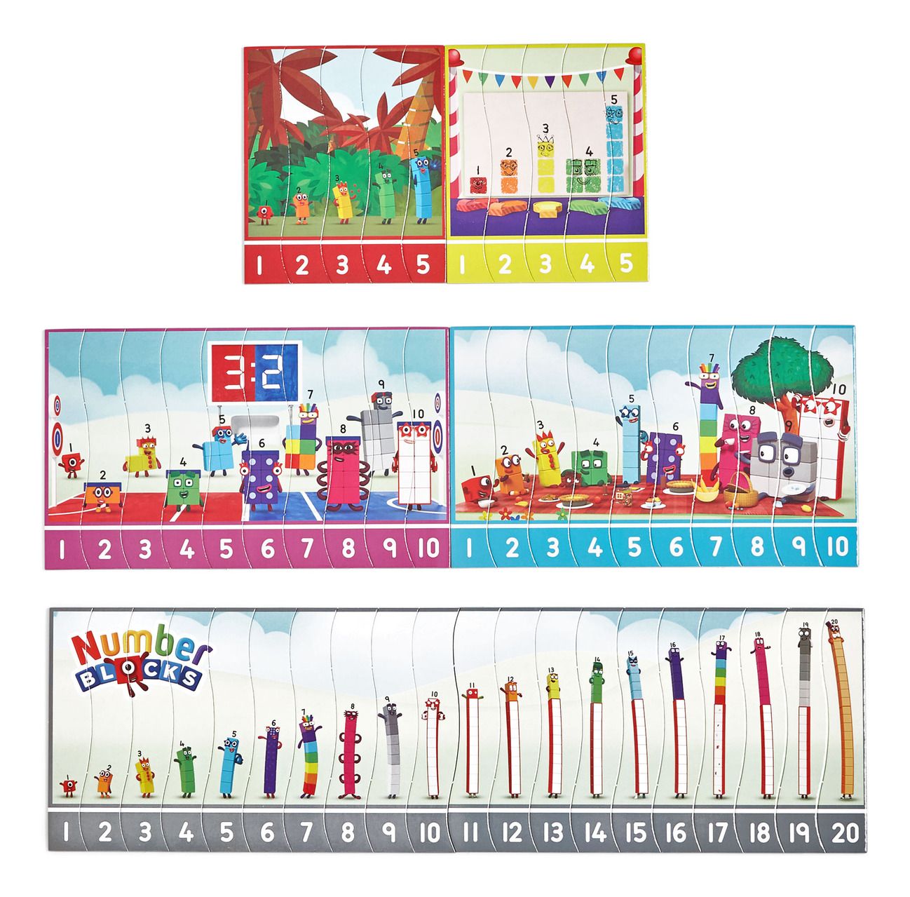 Numberblocks Sequencing Puzzle Set