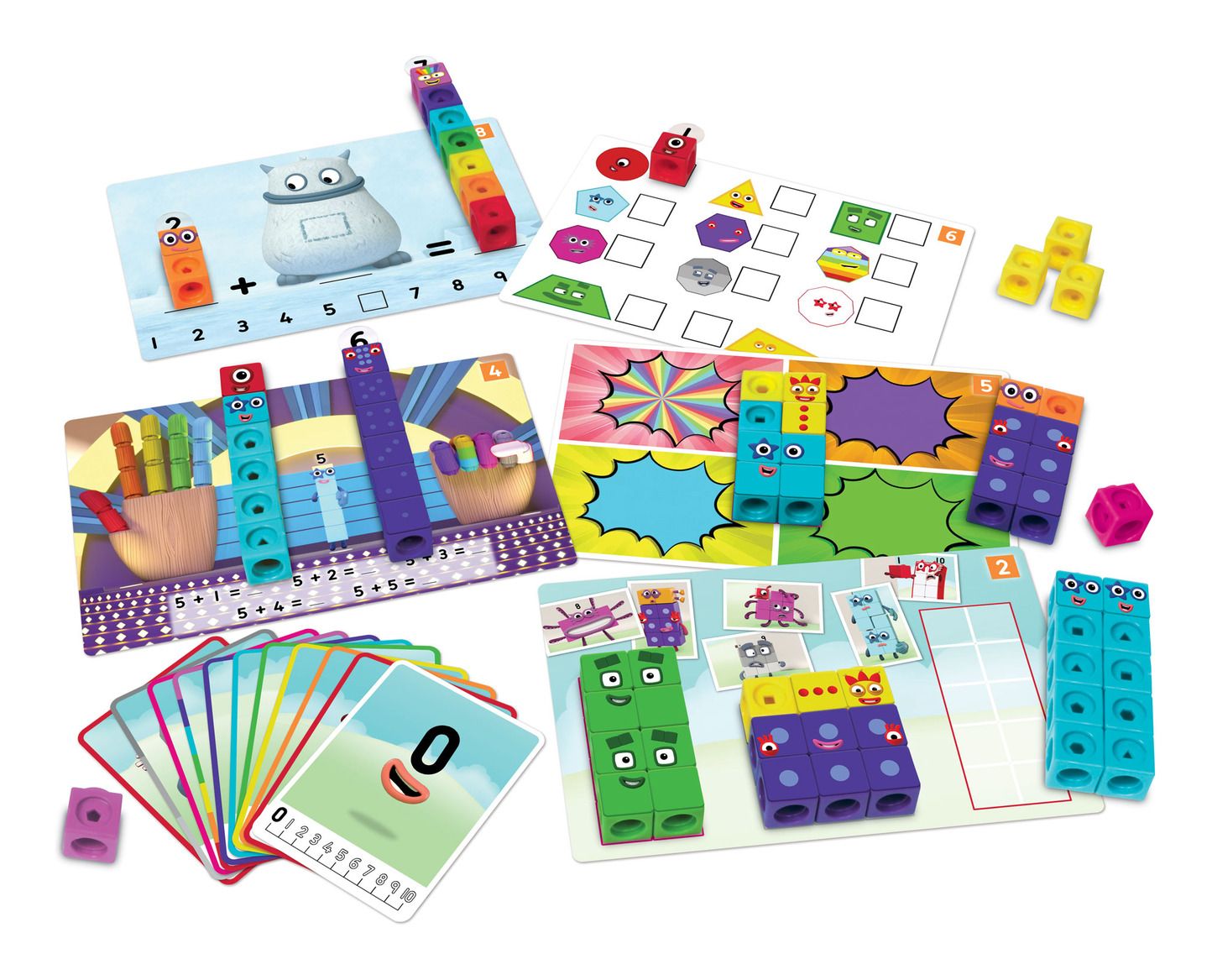 Mathlink Cubes Numberblocks 1-10 Activity Set