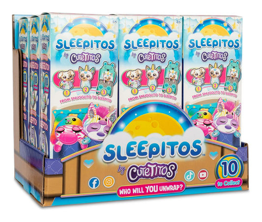 Cutetitos Sleepitos 17cm Plush Assortment