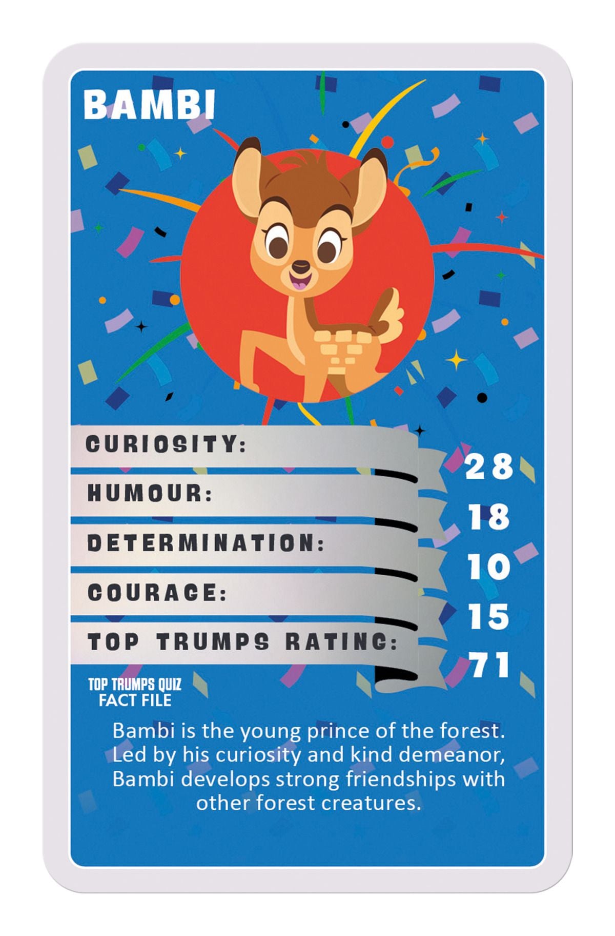 Disney 100 Top Trumps Card Game