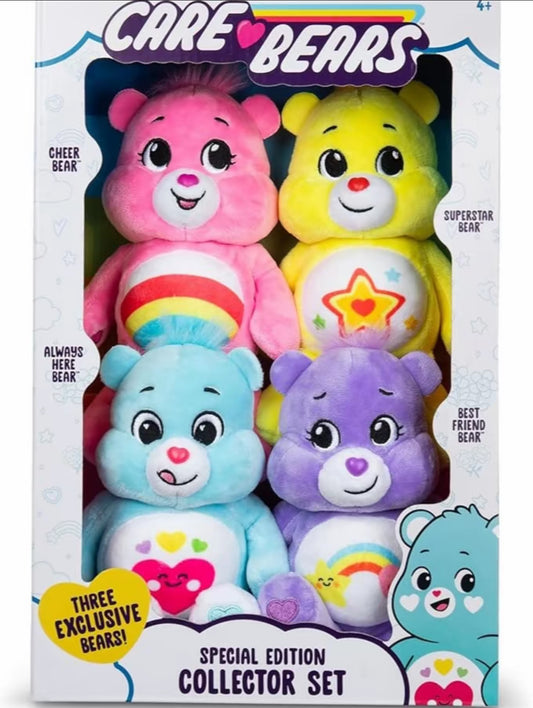 Care Bear Treasure Box - Pack of 4 20cm Plush