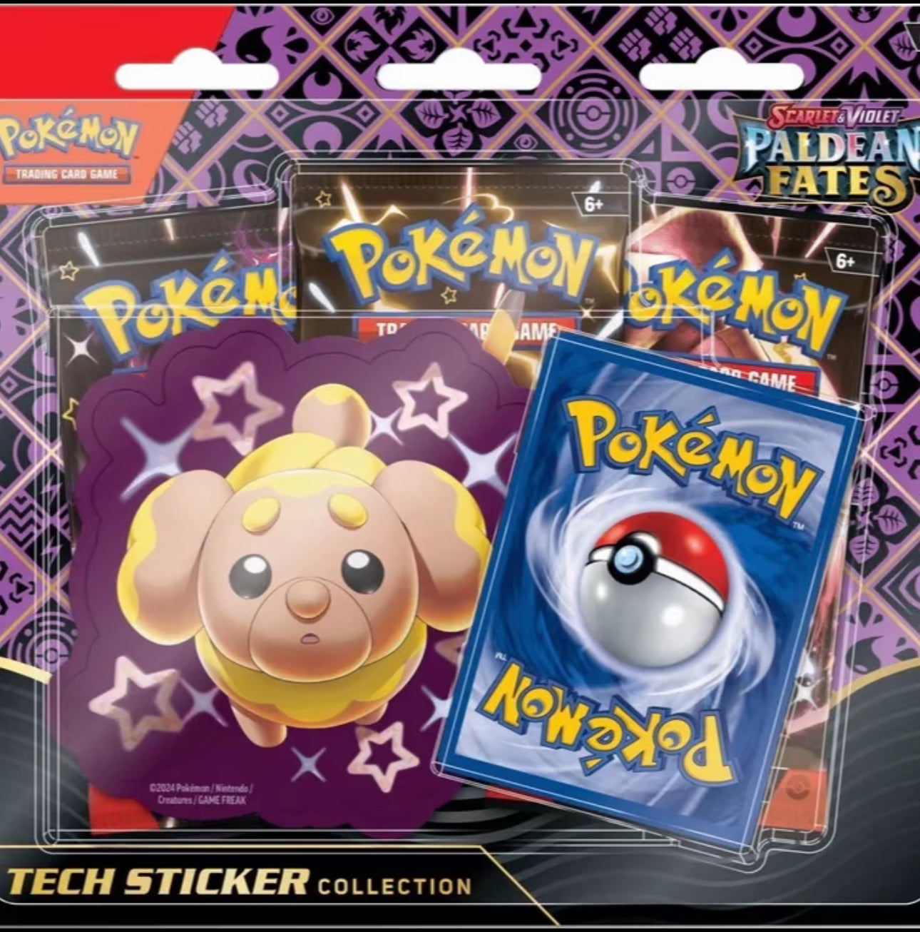 Pokemon Scarlet and Violet Paldean Fates Tech Sticker Collection