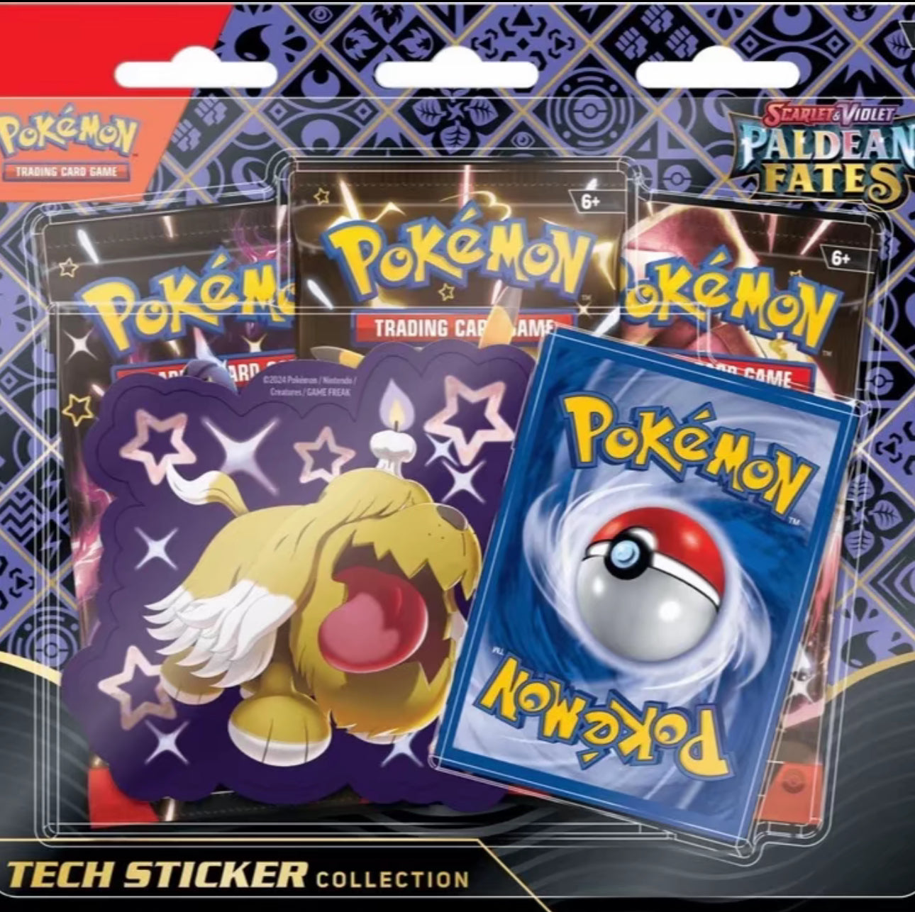 Pokemon Scarlet and Violet Paldean Fates Tech Sticker Collection