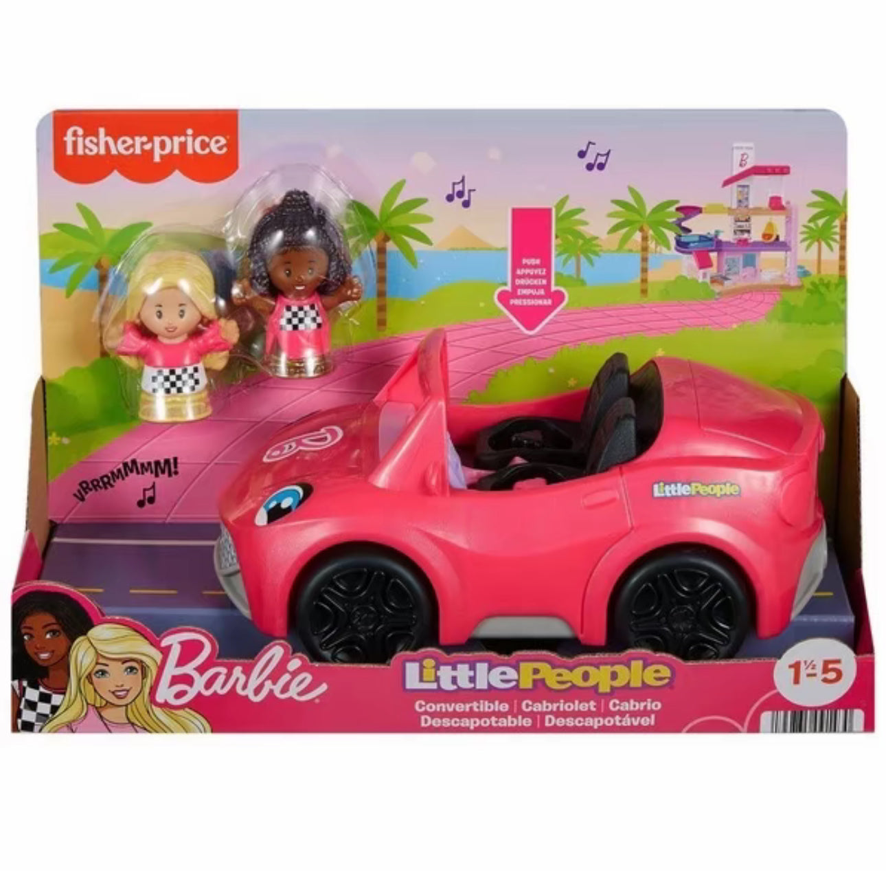 Barbie Convertible By Little People