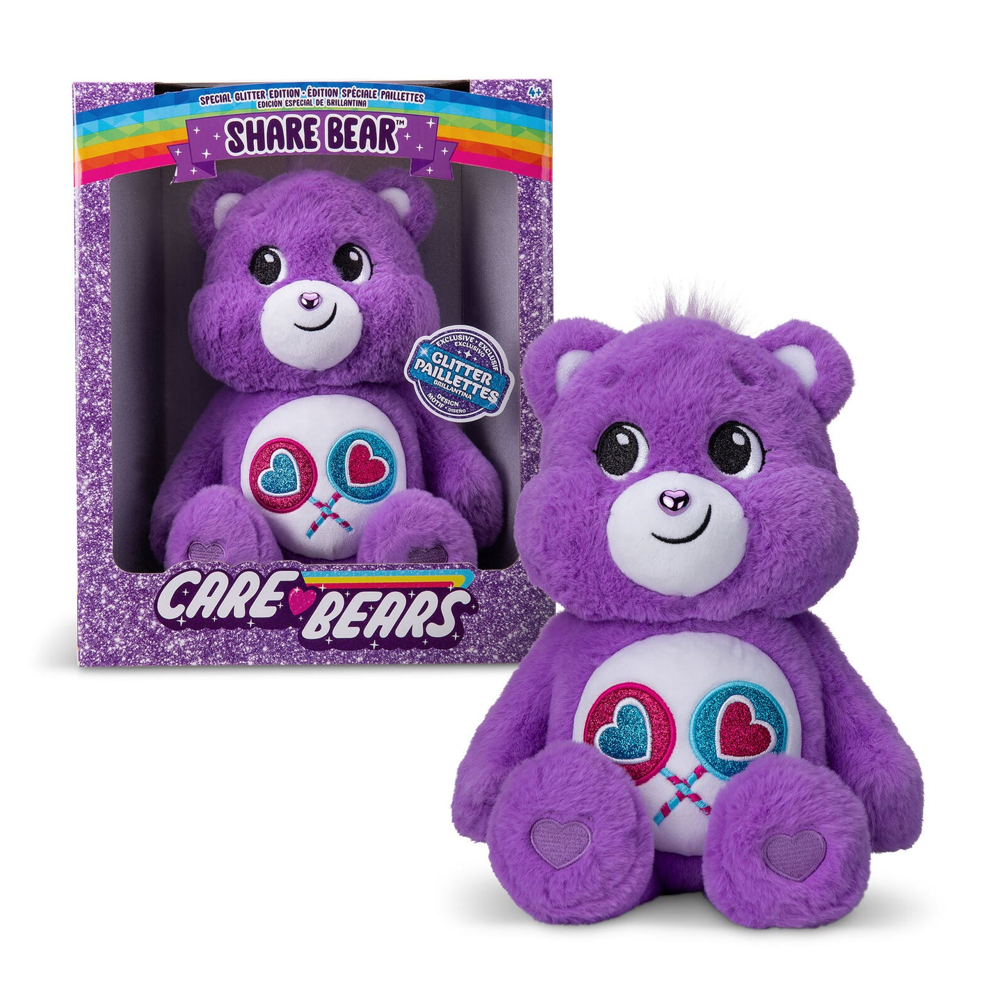 Limited Edition Glitter Belly Care Bear - Share